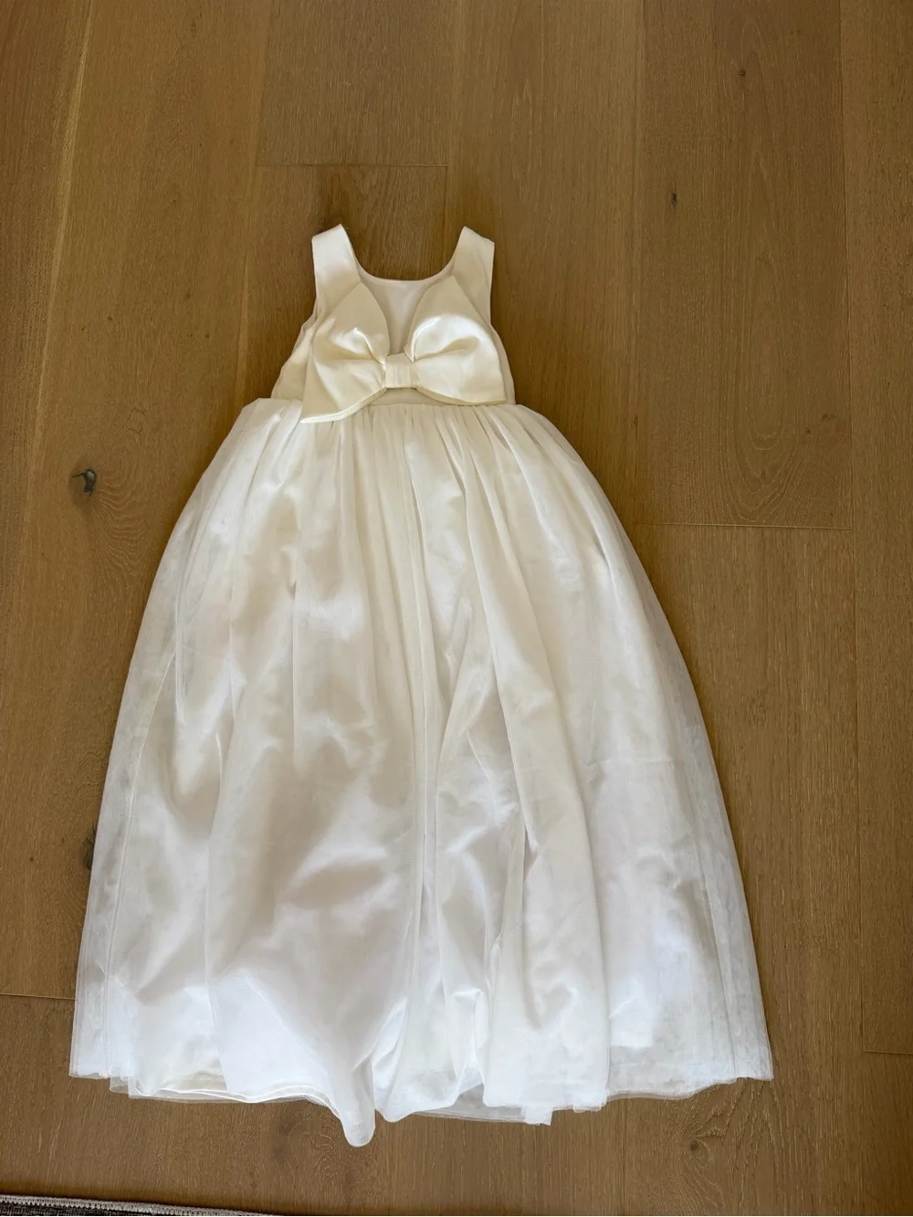 Show Me Your MuMu Little Girls Ivory Full-Tulle Flower Girl Dress